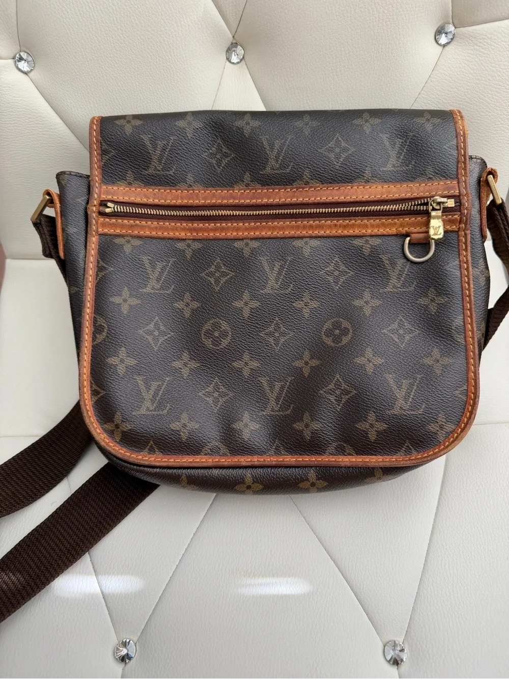 Vintage Louis Vuitton monogram bosphore messenger bag